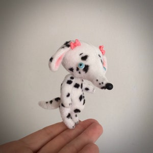 Tiny Velvet Sugar Dalmation Puppy Dog MADE-TO-ORDER image 3