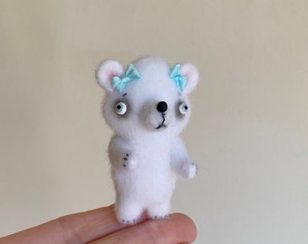 Chilly the Tiny Polar Bear OOAK