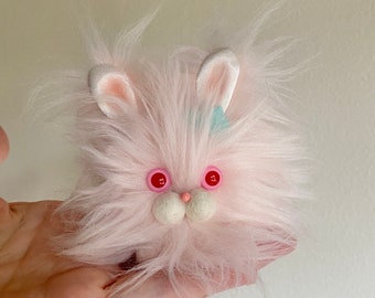 Flora the Fluffy Bunny in Your Color Choice, Made to Order