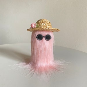 Cousin of Cousin Itt Addams Family Inspired Doll in Pink MADE TO ORDER image 5