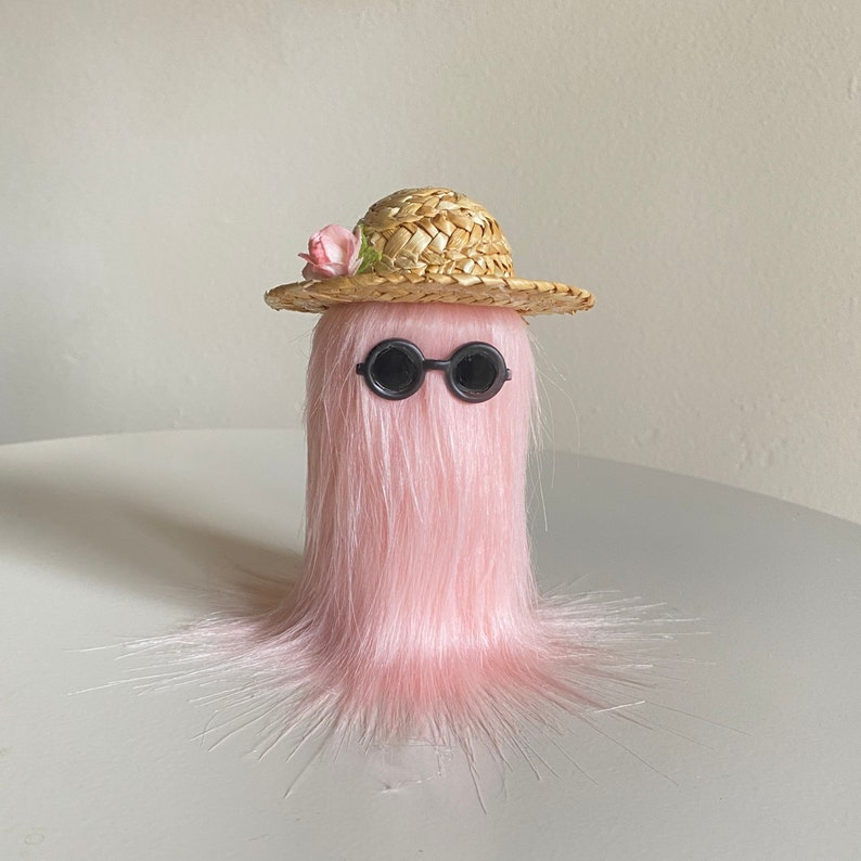 Cousin of Cousin Itt Addams Family Inspired Doll in Pink MADE TO ORDER image 5