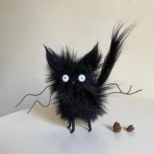 Scaredy Cat Spooky Halloween Kitty made to order