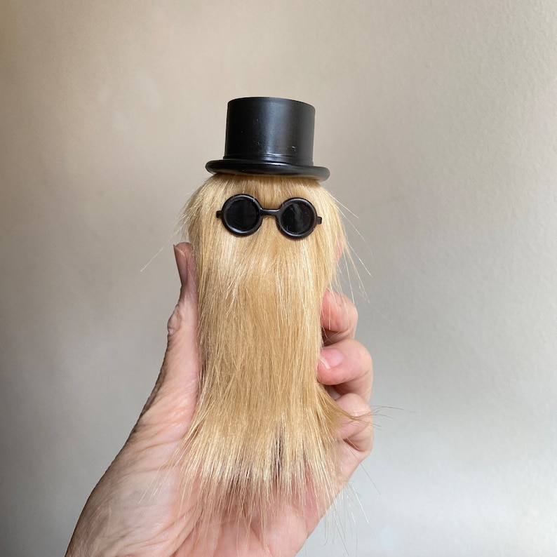 Cousin Itt Addams Family Inspired Doll Gothic Miniature MADE TO ORDER image 2