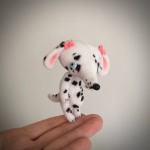 Tiny Velvet Sugar Dalmation Puppy Dog MADE-TO-ORDER image 2