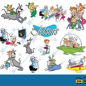 Jetsons - SVG and PNG Formats - Ready to use for Cricut