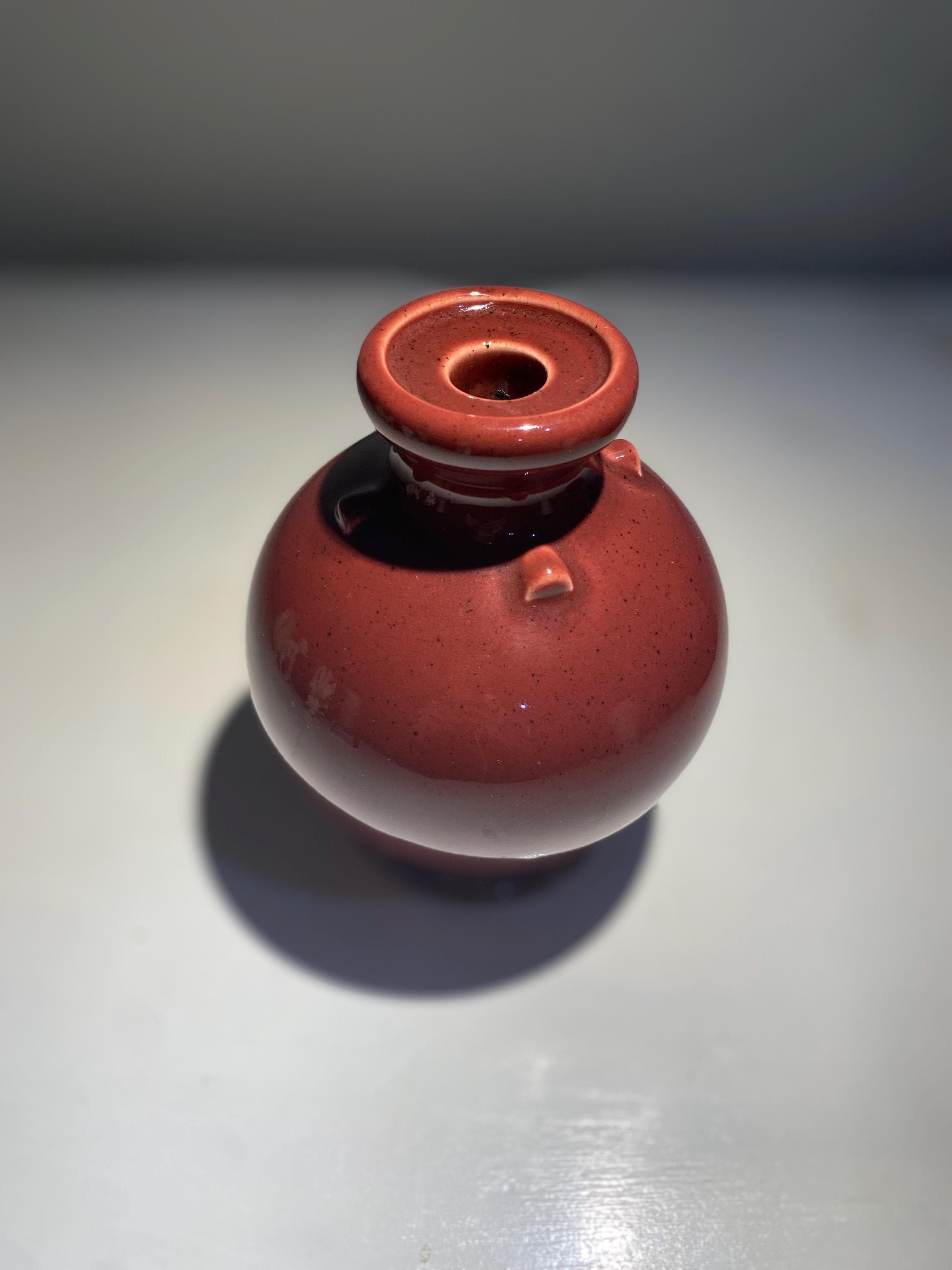 Haeger アメリカ1998" 花器 フラワーベース 陶器 USA ビンテージ ドイツヴィンテージ フラワーベース ファットラヴァ 花器 ミッド