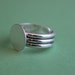 Wide Sterling Silver Ring Blank