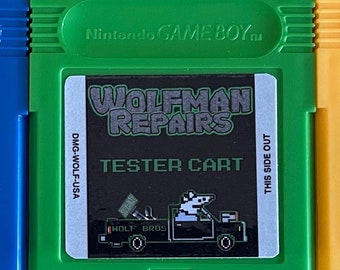 Wolfman Repairs Gameboy Tester Cartridge!! Physical Cartridge!