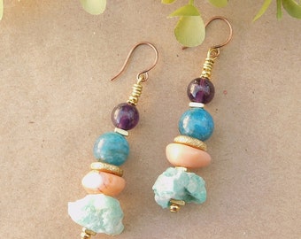 Chakra Stone Earrings