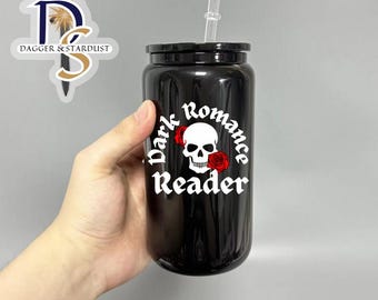 Dark Romance Reader Tumbler, Romance bookish tumbler, booktok merch, bookish cup, gift for readers