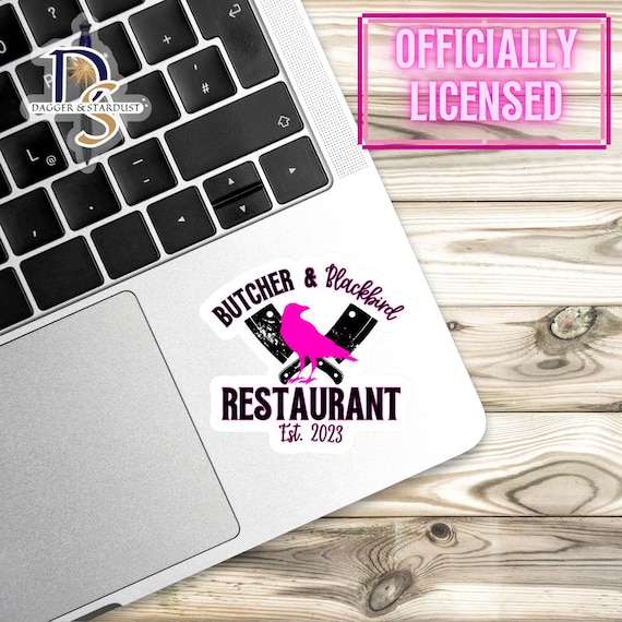 Officially Licensed Butcher & Black Bird Sticker, Brynne Weaver Merch, Bookish Sticker, Kindle Sticker, Dark Romance Sticker