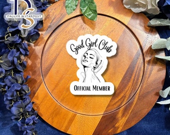 Good Girl Club Sticker, Romance Book Sticker, Bookish Stickers