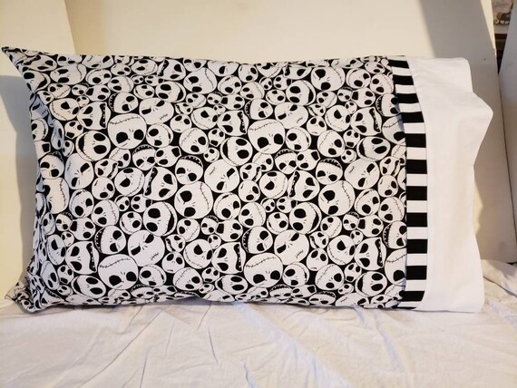 Jack Skellington Nightmare Before Christmas Pillowcase Etsy