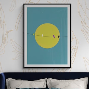 Stampa artistica digitale con bandiera dell'orgoglio sottile non binario, poster A5 A4 A3, arte murale colorata, brillante, audace, divertente e funky, LGBTQ+ LGBTQIA+ Trans queer