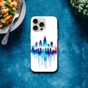 London skyline Telefoonhoesje Big Ben Engeland Telefoonhoesje voor iPhone Samsung Flexi Case