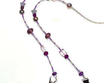 Glasses Chain w/Clips for “Purple People!”