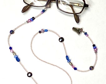 Not UR Granma’s Eyeglass Chain…Beaded W/Clips that Grip