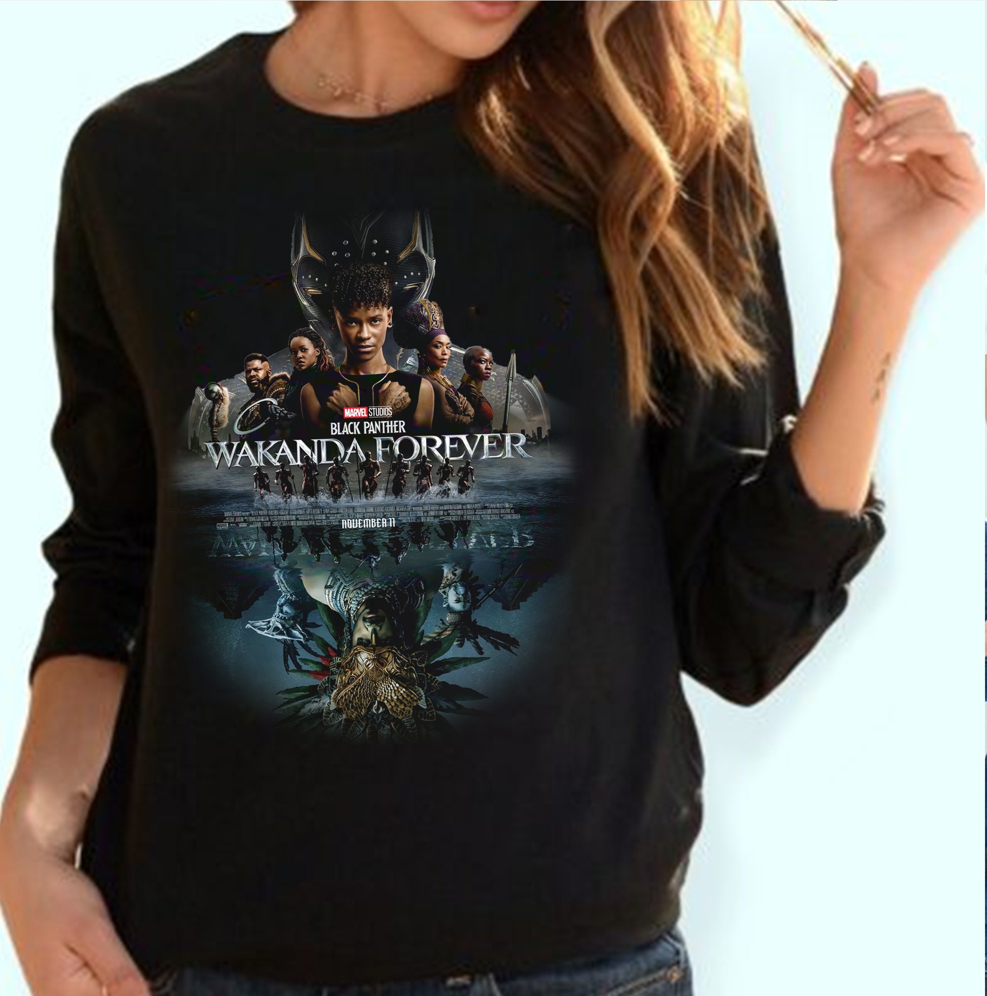 Discover Sudadera Wakanda Para Siempre Wakanda Forever Vintage Unisex