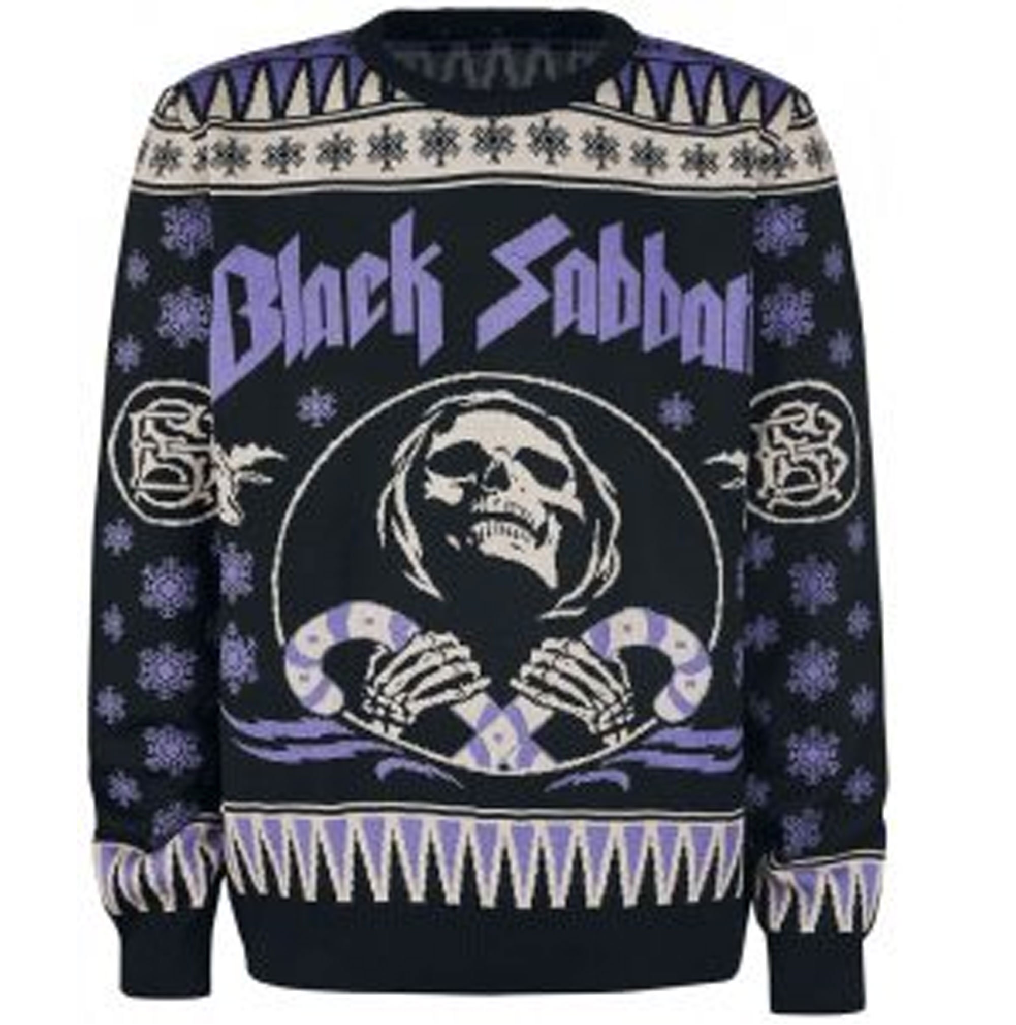 Black Sabbath Band 3D Ugly Sweater