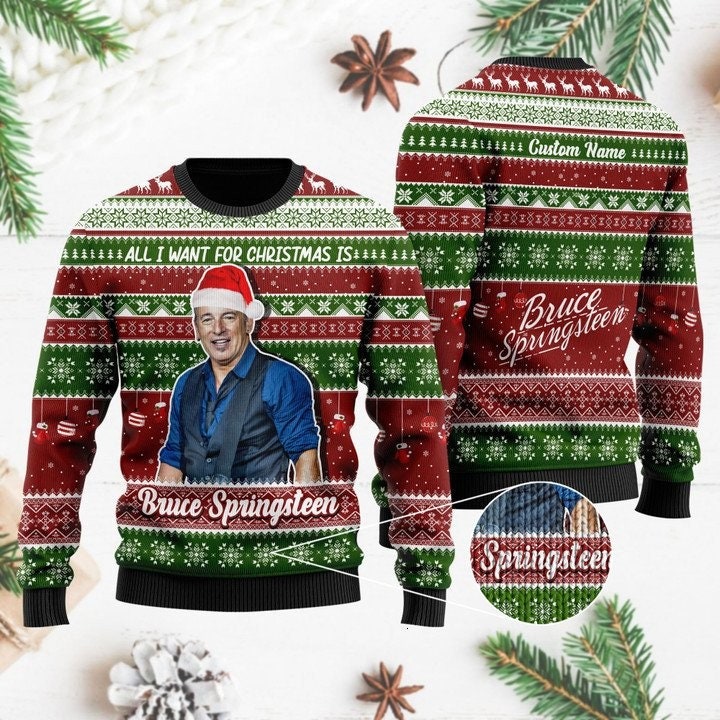 Discover Personalized Bruce Springsteen 3D Sweater