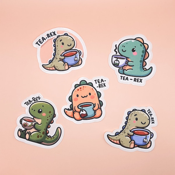 Tea Rex - Etsy