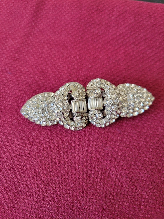 Vintage Rhinestone Wedding Brooch