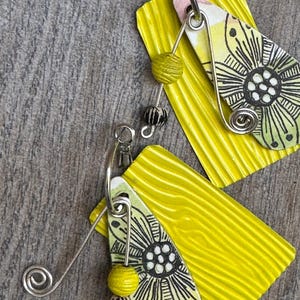 Tribe + Temple Confetti Multi Mixed Media Earrings main image 1