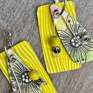 Tribe + Temple Confetti Multi Mixed Media Earrings