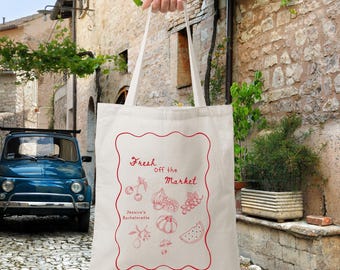 Bachelorette Party Favor Tote Bag: Custom Bridal Shower Gift