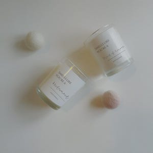 Bridesmaid Soy Candle Gift: Bridal Party Favor, Wooden Wick