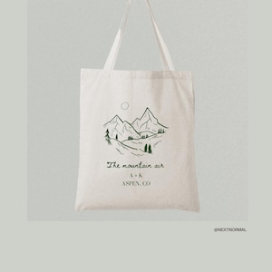 Mountain Wedding - Altitude Kit - Wedding Welcome Bag - Ski Mountain Favor Bags - Custom Wedding Favor - Wedding Guest Gift - Bridesmaid