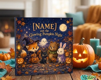 Personalized First Halloween Book | Custom Name Storybook for Kids | Toddler Halloween Keepsake Gift