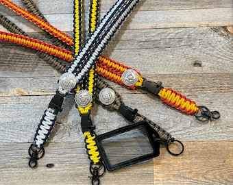 Paracord Military Badge Lanyard