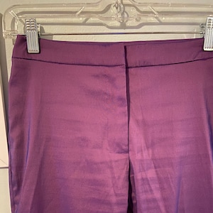 Vintage X.O.X.O. Purple iridescent nylon blend pants • size 1