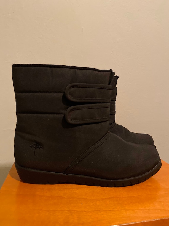 womens velcro snow boots