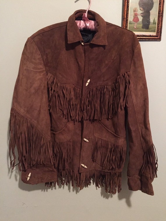 Vintage Women s Adelina Deerskin Fringe Jacket Handmade in Oaxaca Mexico Size 36 Etsy