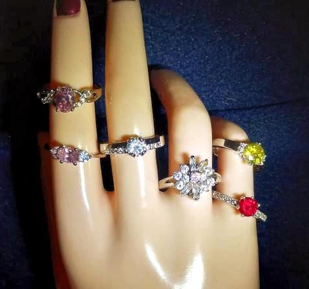 Rings-fragrant Jewel Candles - Set of Six - FREE SHIPPING - Etsy
