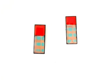 Colorful Enamel Studs