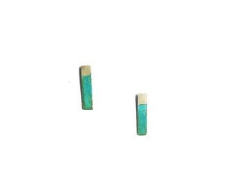 Patina Stud Earrings