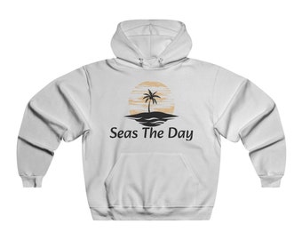 Seas The Day - Sweat à capuche personnalisé sur le thème de l'été