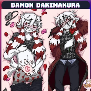 Damon Broken Colors Dakimakura Pillow Cover – Broken Colors Damon Body Pillow Case – Two Way Tricot – Pre-Order Bonus Gift
