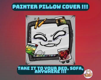 PAInter Roblox Pressure Square Pillow Cover - Short Plush - Choose your size! - Pre-order with extra gift!