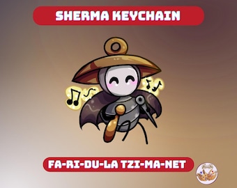Sherma Hollow Knight Silksong - Acrylic Charms - Acrylic KeyChains - Sherma Charm - Sherma KeyChain - Hollow Knight Silksong Charm