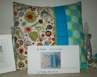 Panel Cushion Cover Pattern beginners very easy