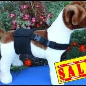 HAPPY JACK WRAP - Male Dog Diaper with Nonslip Adjustable Chest Strap