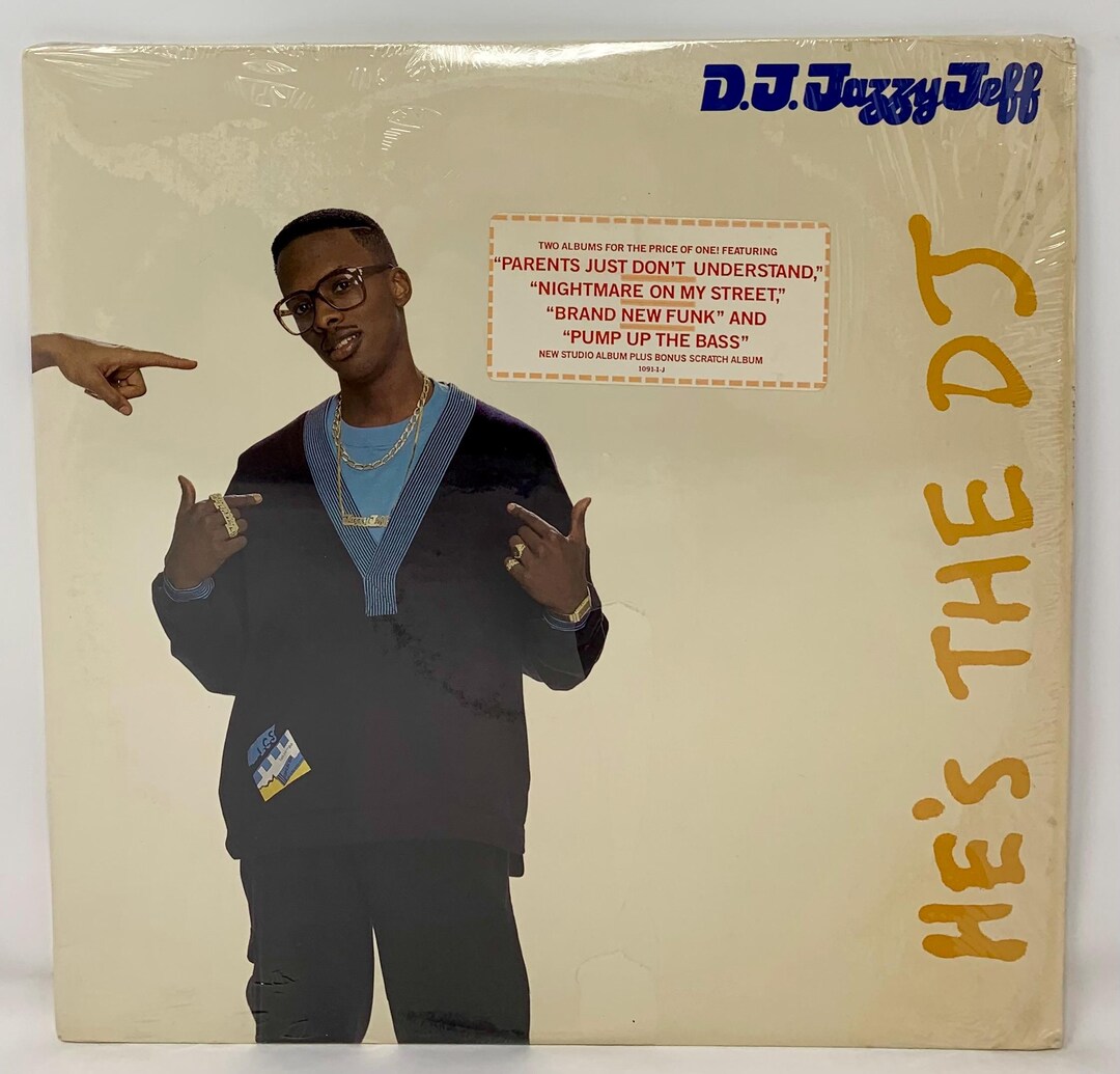Vintage 1988 Dj Jazzy Jeff & the Fresh Prince He's the Dj, I'm the ...