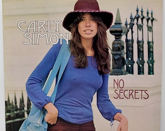 Vintage UK 1972 Carly Simon No Secrets (NM) Vinyl LP Elektra Records K42127 - Featuring You’re So Vain
