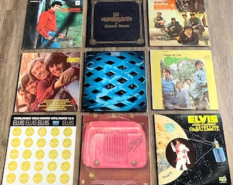 Various Vintage 1960s/1970s Vinyl LP Records In VG++ Condition — The Who, Elvis Presley, Chuck Berry & Tom Jones