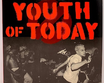 Vintage Youth Of Today We're Not In This Alone (NM) Vinyl LP Revelation Records REV:59 - 1997 Reissue