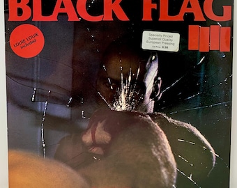 Vintage 1982 Black Flag Damaged (VG++) Vinyl LP Roadrunner Records RR 9956 - European Pressing